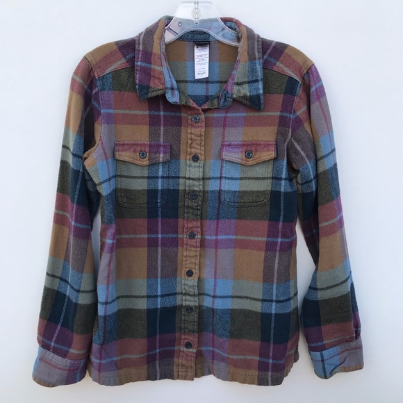 Patagonia Tops - Patagonia Fjord Flannel Plaid Shirt #341